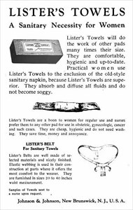 Lister's Towels: The first Sanitary Napkins